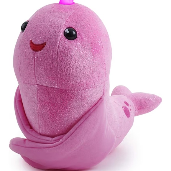 fingerlings Other - Pink Plush narwhal  Stuffed Animal Toy smoke free home